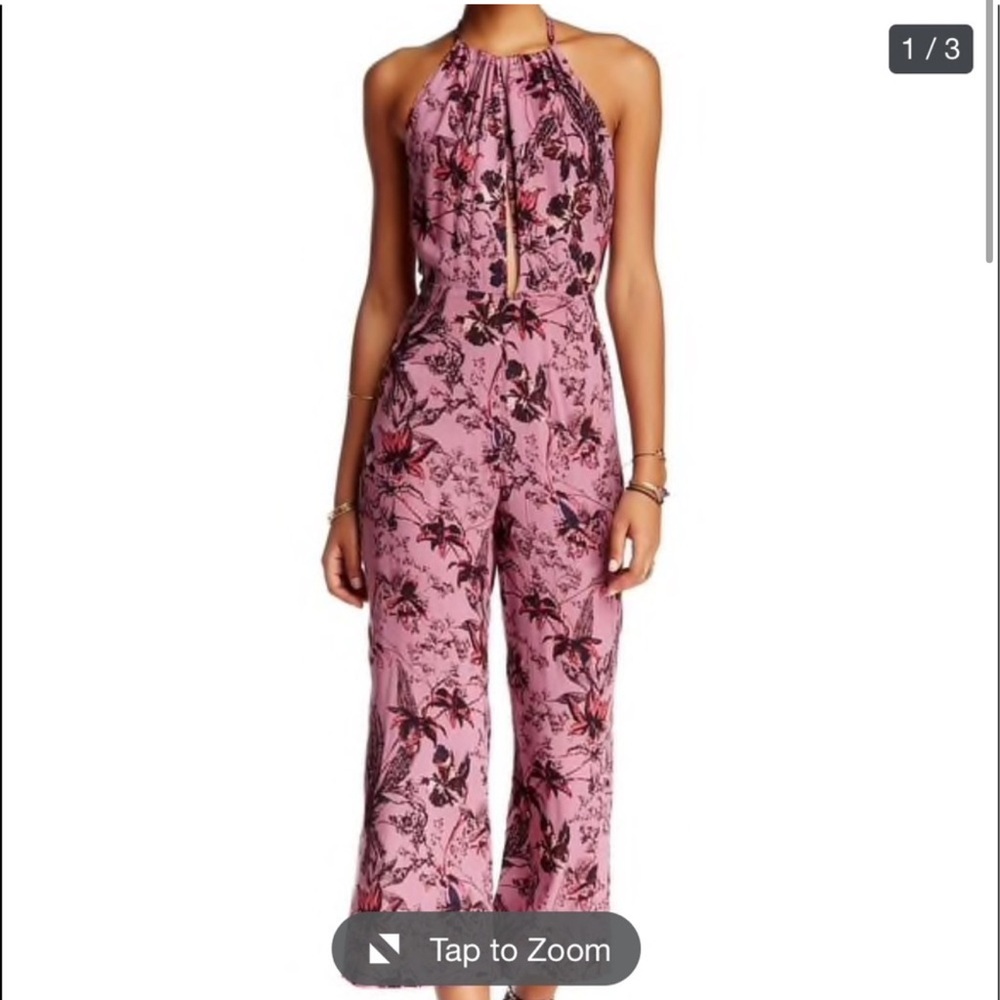 Free people crop twisted floral halter 🚨 weekend sale